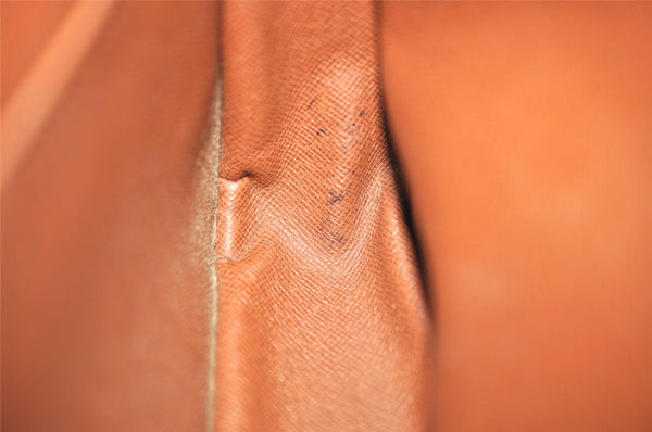 Authentic Louis Vuitton Monogram Compiegne 28 Clutch Hand Bag M51845 LV 7491J