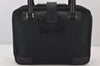 Authentic GUCCI Vintage Hand Bag Purse Canvas Leather 0015155 Black 7491K