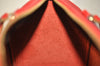 Authentic Louis Vuitton Epi Speedy 30 Hand Boston Bag Red M43007 LV 7492I