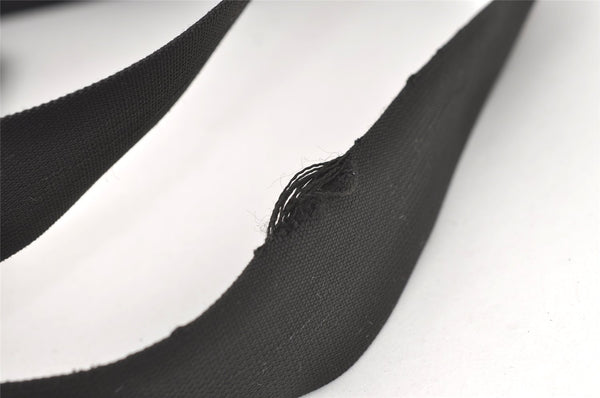 Authentic GUCCI Jackie Backpack Purse GG Suede Leather 0030236 Black 7492J