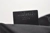 Authentic GUCCI Jackie Backpack Purse GG Suede Leather 0030236 Black 7492J