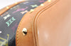 Auth Louis Vuitton Monogram Multicolor Alma PM Black Hand Bag M92646 LV 7495I