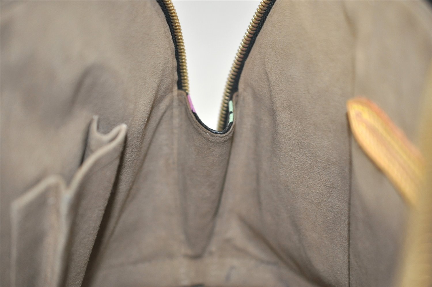 Auth Louis Vuitton Monogram Multicolor Alma PM Black Hand Bag M92646 LV 7495I