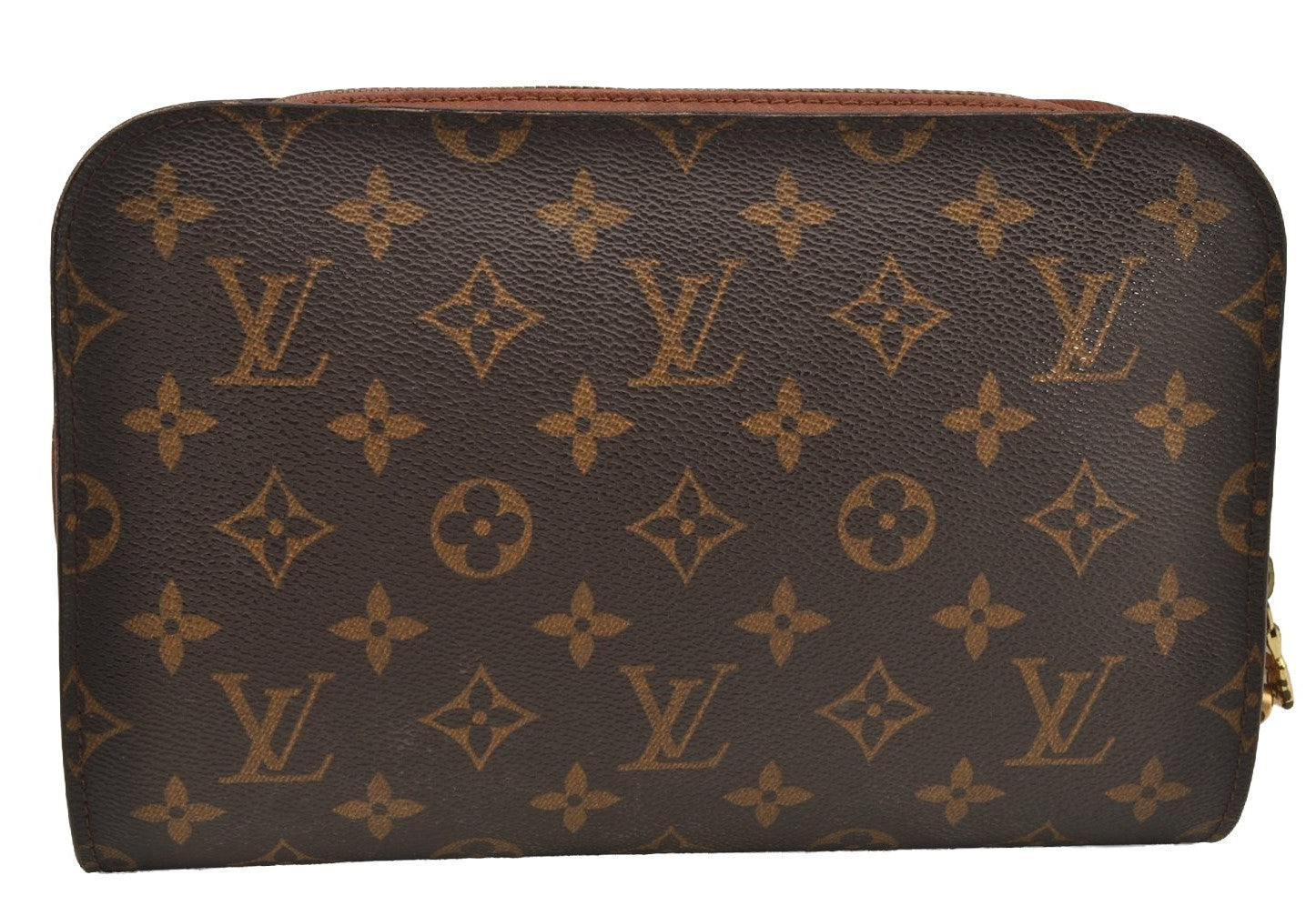 Authentic Louis Vuitton Monogram Orsay Clutch Hand Bag Purse M51790 LV 7496I