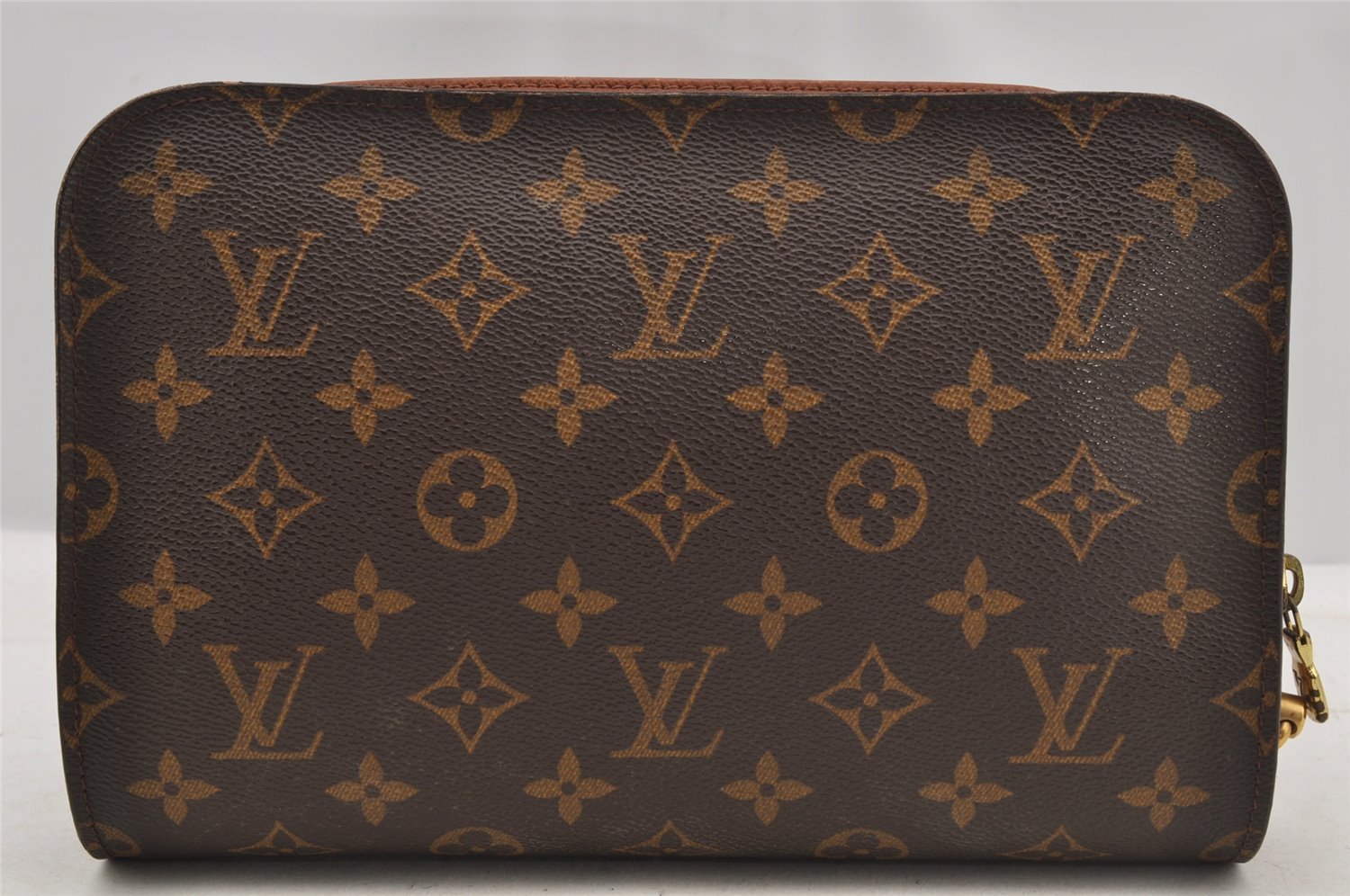 Authentic Louis Vuitton Monogram Orsay Clutch Hand Bag Purse M51790 LV 7496I