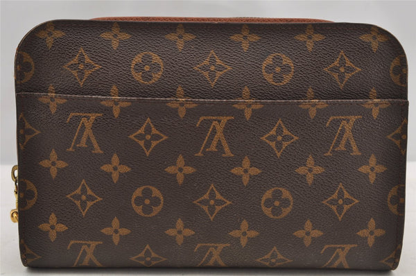 Authentic Louis Vuitton Monogram Orsay Clutch Hand Bag Purse M51790 LV 7496I