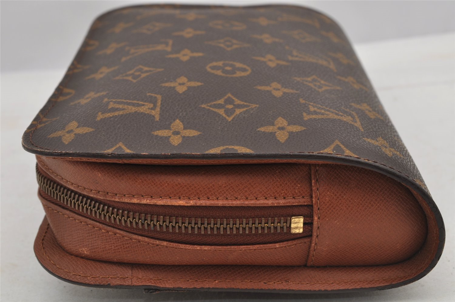 Authentic Louis Vuitton Monogram Orsay Clutch Hand Bag Purse M51790 LV 7496I