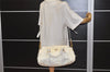 Authentic PRADA Tessuto Gaufre Nylon Leather 2Way Shoulder Hand Bag White 7496K