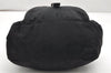 Authentic PRADA Nylon Tessuto Leather Shoulder Cross Body Bag Purse Black 7498K