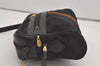 Authentic GUCCI Web Sherry Line Shoulder Cross Bag GG Canvas Leather Black 7499I