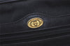 Authentic GUCCI Web Sherry Line Shoulder Cross Bag GG Canvas Leather Black 7499I