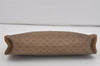 Authentic GUCCI Vintage Micro GG PVC Leather Clutch Hand Bag Purse Brown 7500I