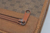 Authentic GUCCI Vintage Micro GG PVC Leather Clutch Hand Bag Purse Brown 7500I