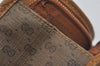 Authentic GUCCI Vintage Micro GG PVC Leather Clutch Hand Bag Purse Brown 7500I