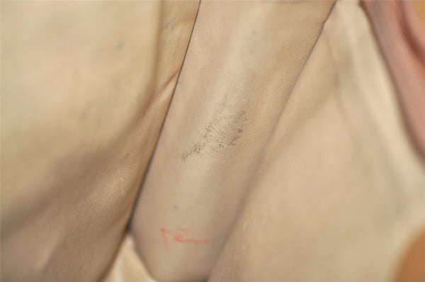 Authentic GUCCI Vintage Micro GG PVC Leather Clutch Hand Bag Purse Brown 7500I