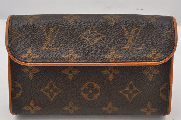 Auth Louis Vuitton Monogram Pochette Florentine Pouch Waist Bag M51855 LV 7501K