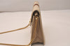 Authentic GUCCI Web Sherry Line Shoulder Bag Purse Leather White 7502J