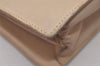 Authentic GUCCI Web Sherry Line Shoulder Bag Purse Leather White 7502J