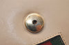 Authentic GUCCI Web Sherry Line Shoulder Bag Purse Leather White 7502J