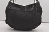 Authentic PRADA Vintage Nylon Tessuto Leather Shoulder Hand Bag Black 7504I