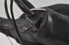 Authentic PRADA Vintage Nylon Tessuto Leather Shoulder Hand Bag Black 7504I