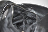 Authentic PRADA Vintage Nylon Tessuto Leather Shoulder Hand Bag Black 7504I