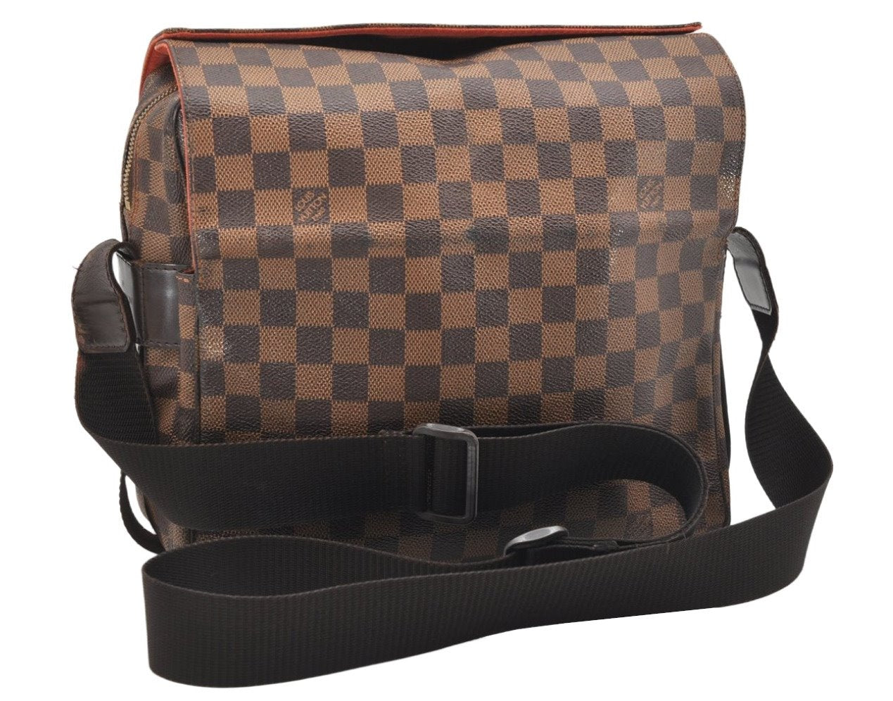 Authentic Louis Vuitton Damier Naviglio Shoulder Cross Body Bag N45255 LV 7509K