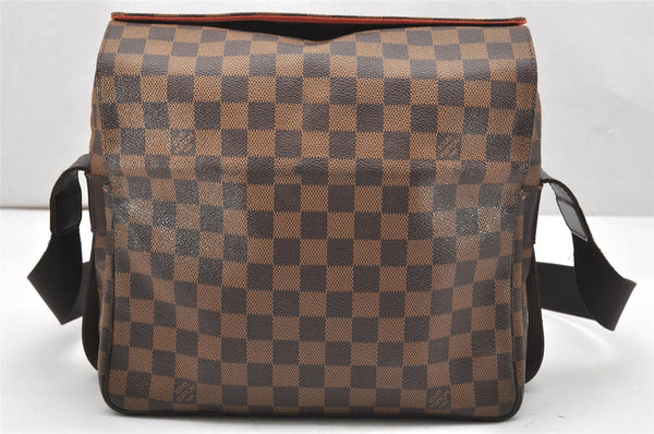 Authentic Louis Vuitton Damier Naviglio Shoulder Cross Body Bag N45255 LV 7509K