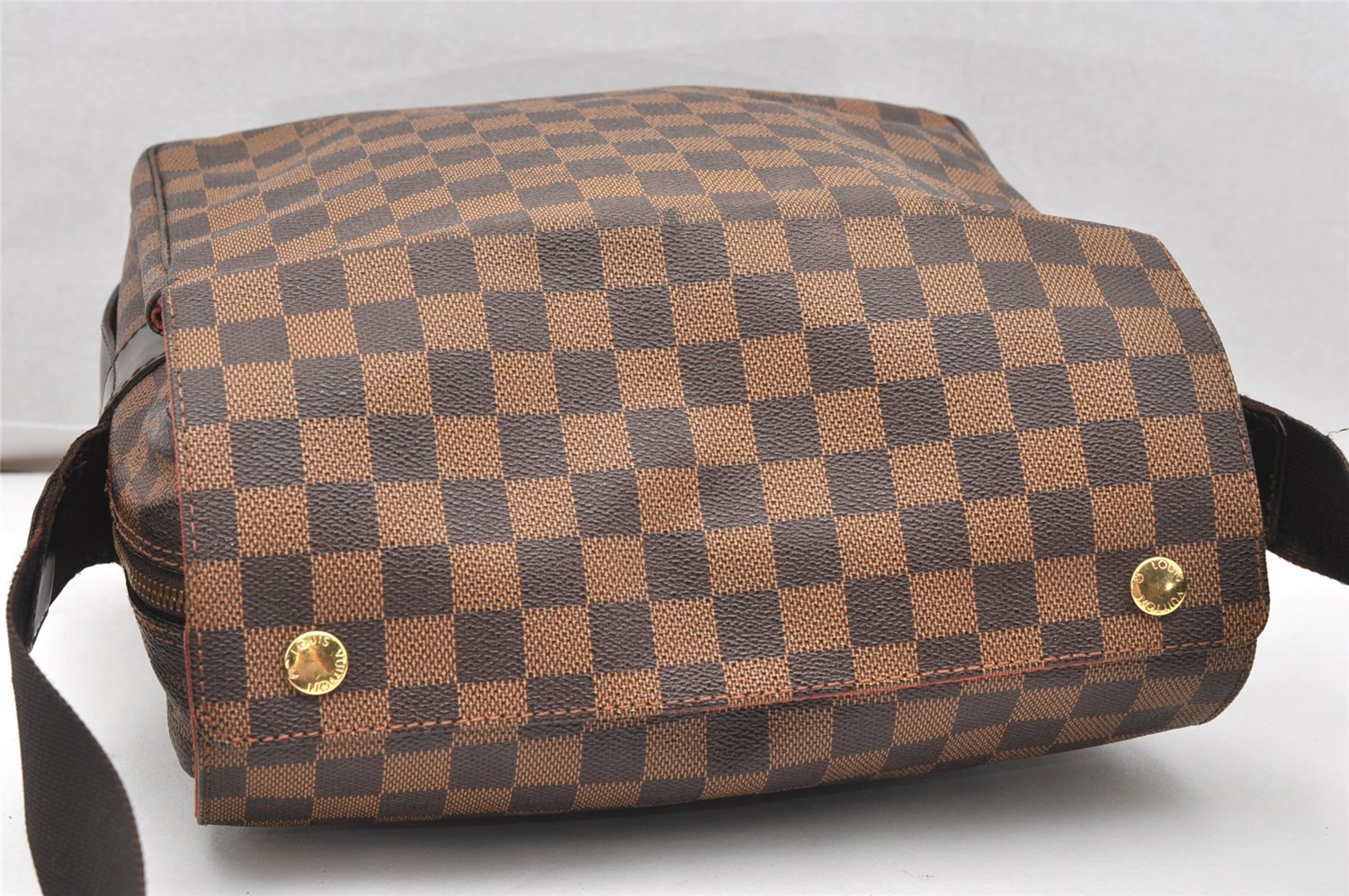 Authentic Louis Vuitton Damier Naviglio Shoulder Cross Body Bag N45255 LV 7509K