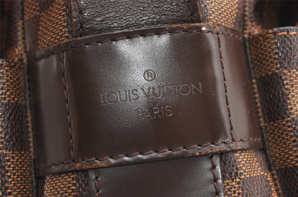 Authentic Louis Vuitton Damier Naviglio Shoulder Cross Body Bag N45255 LV 7509K