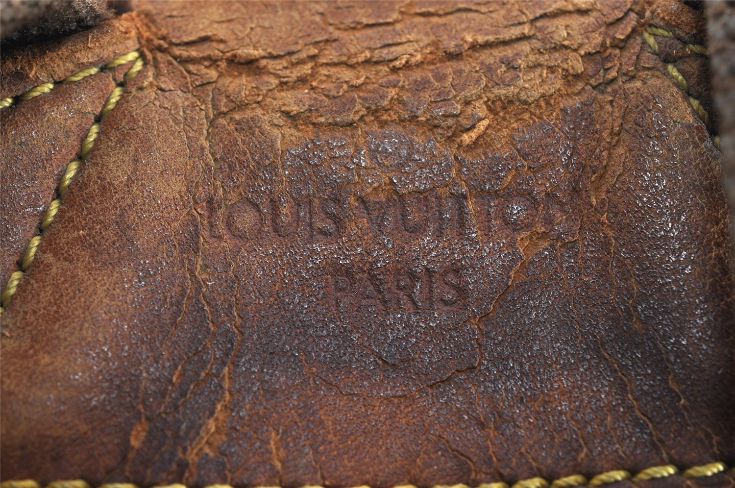 Authentic Louis Vuitton Monogram Montsouris GM Backpack M51135 LV Junk 7510I