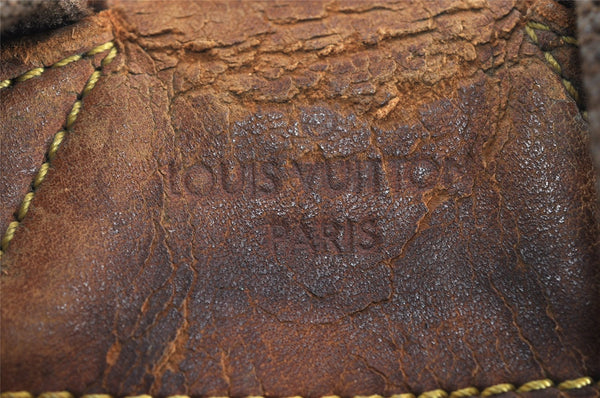 Authentic Louis Vuitton Monogram Montsouris GM Backpack M51135 LV Junk 7510I