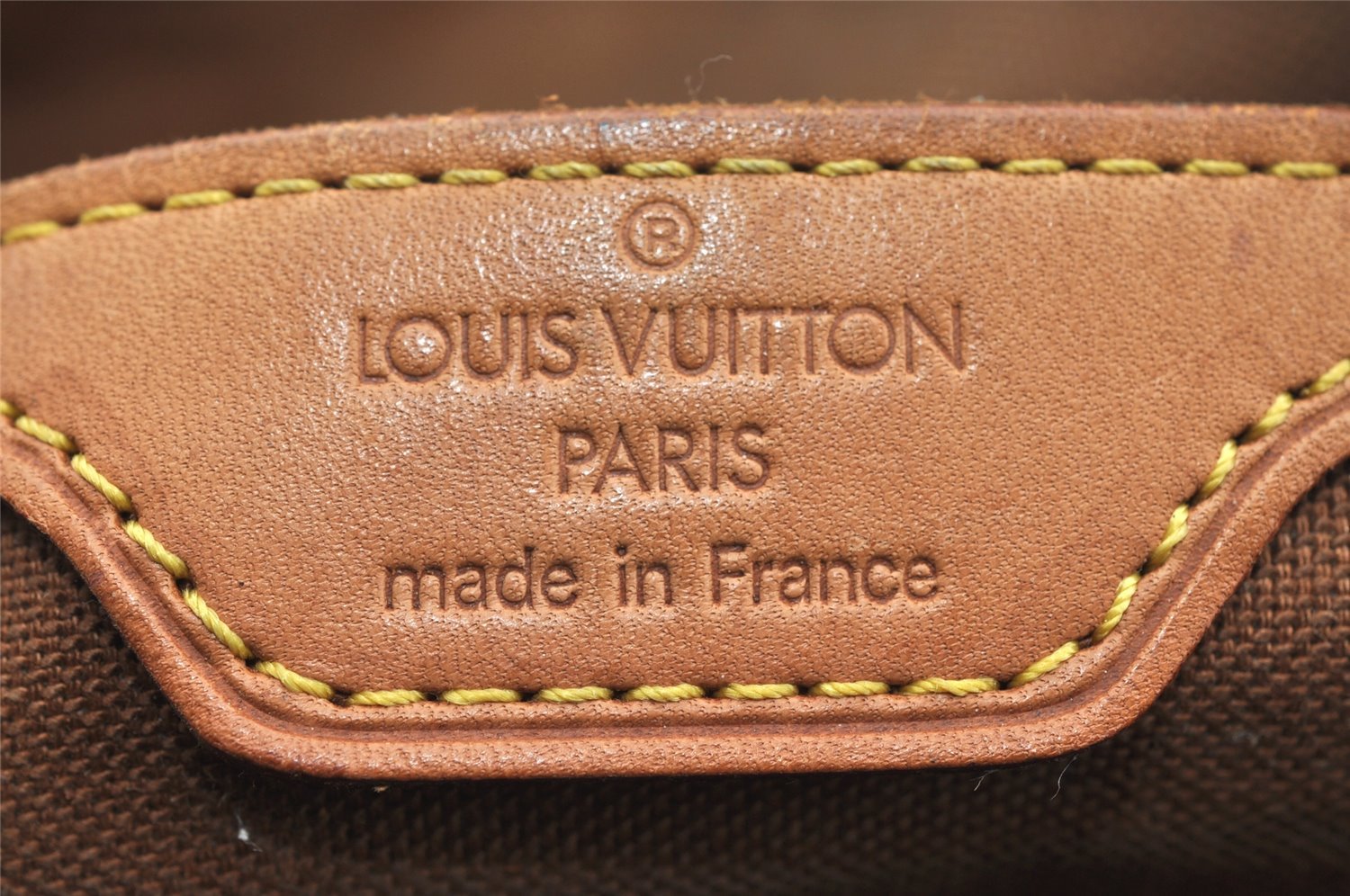 Authentic Louis Vuitton Monogram Montsouris GM Backpack M51135 LV Junk 7510I