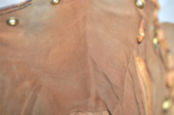 Authentic Louis Vuitton Monogram Montsouris GM Backpack M51135 LV Junk 7510I