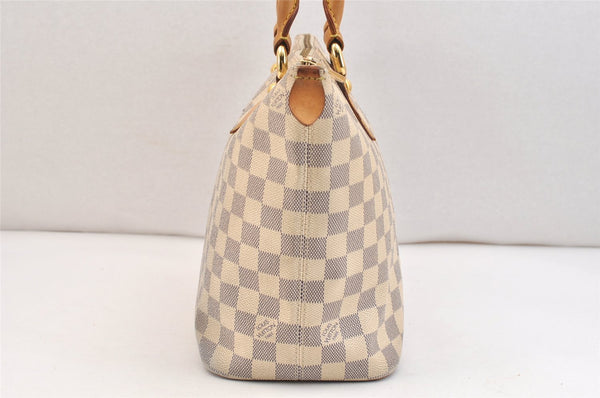 Authentic Louis Vuitton Damier Azur Saleya PM Shoulder Tote Bag N51186 LV 7510K