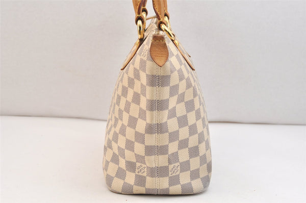 Authentic Louis Vuitton Damier Azur Saleya PM Shoulder Tote Bag N51186 LV 7510K