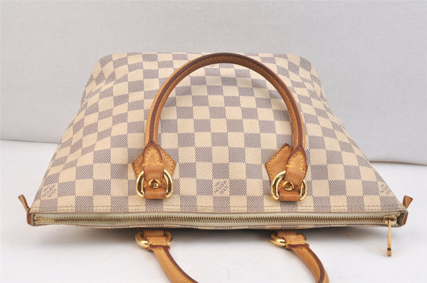 Authentic Louis Vuitton Damier Azur Saleya PM Shoulder Tote Bag N51186 LV 7510K