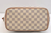 Authentic Louis Vuitton Damier Azur Saleya PM Shoulder Tote Bag N51186 LV 7510K