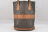 Authentic Louis Vuitton Monogram Bucket GM Shoulder Bag T42236 USA Model 7511I