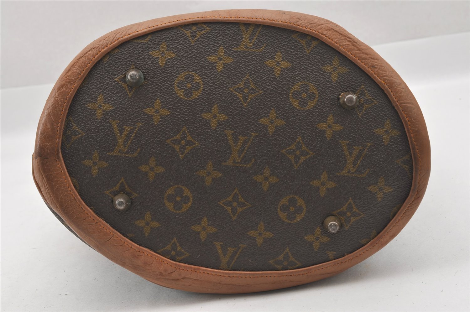Authentic Louis Vuitton Monogram Bucket GM Shoulder Bag T42236 USA Model 7511I