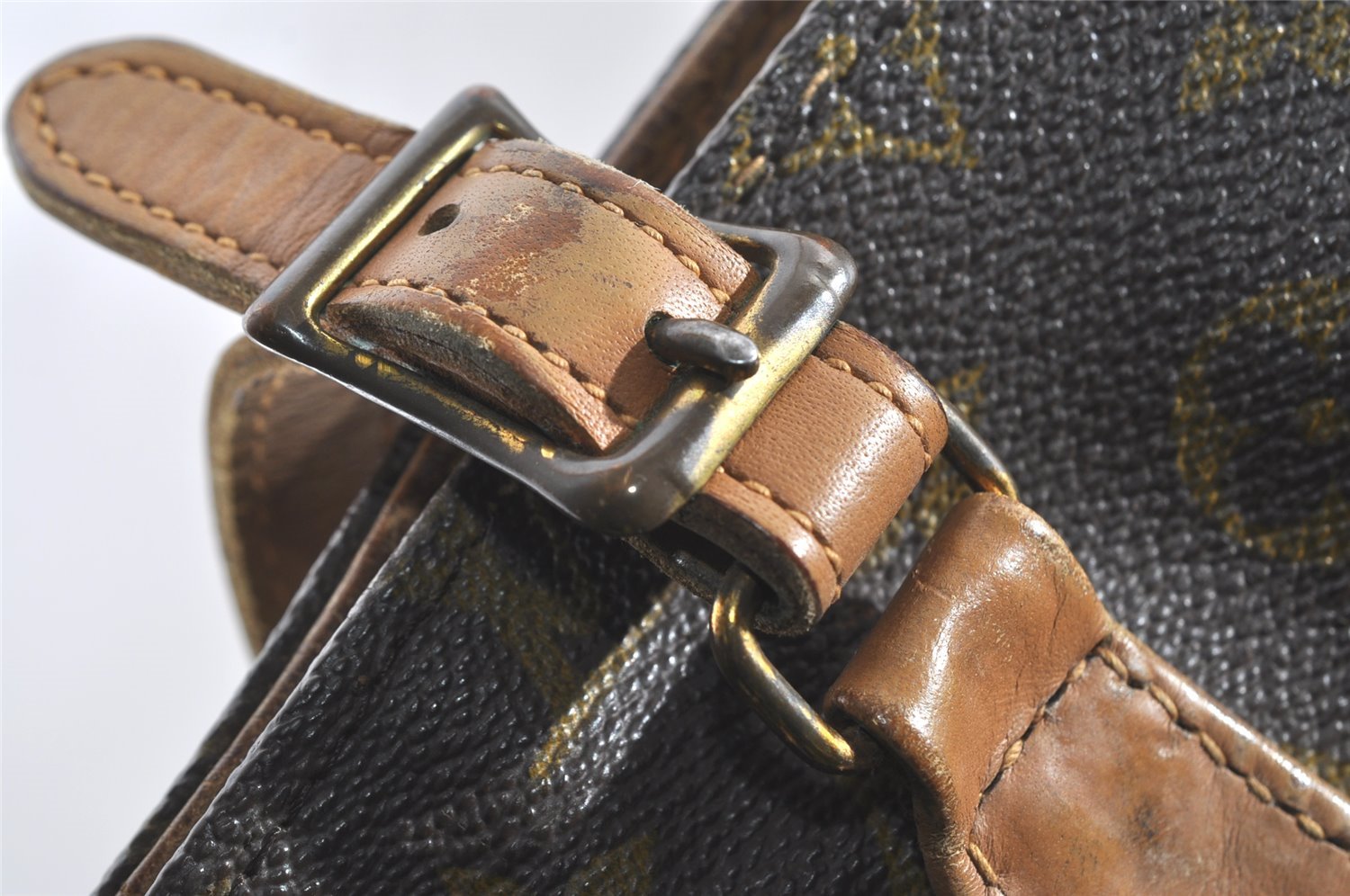 Authentic Louis Vuitton Monogram Bucket GM Shoulder Bag T42236 USA Model 7511I