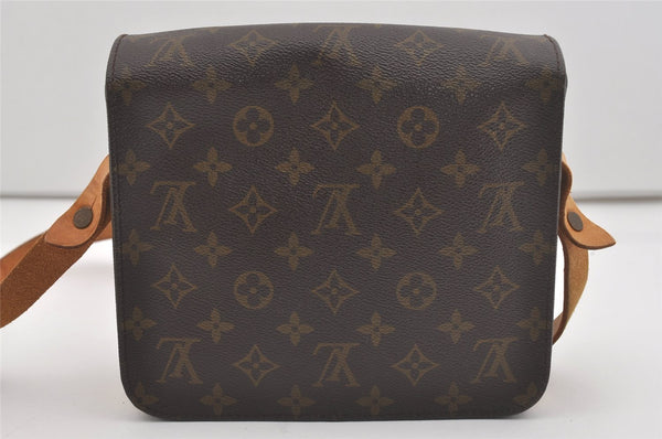 Authentic Louis Vuitton Monogram Cartouchiere MM M51253 Shoulder Cross Bag 7512I