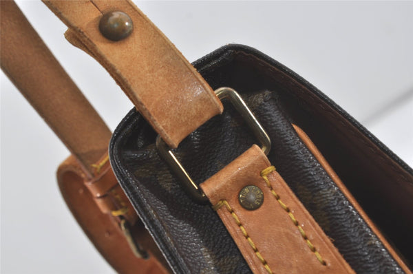 Authentic Louis Vuitton Monogram Cartouchiere MM M51253 Shoulder Cross Bag 7512I