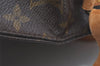 Authentic Louis Vuitton Monogram Cartouchiere MM M51253 Shoulder Cross Bag 7512I