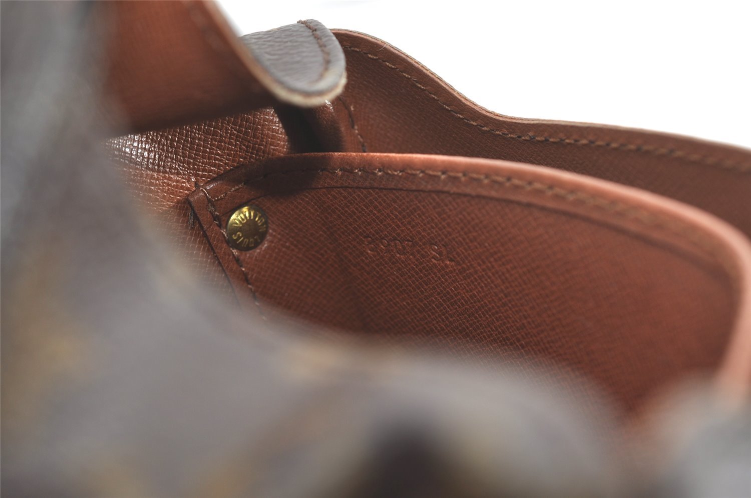 Authentic Louis Vuitton Monogram Cartouchiere MM M51253 Shoulder Cross Bag 7512I