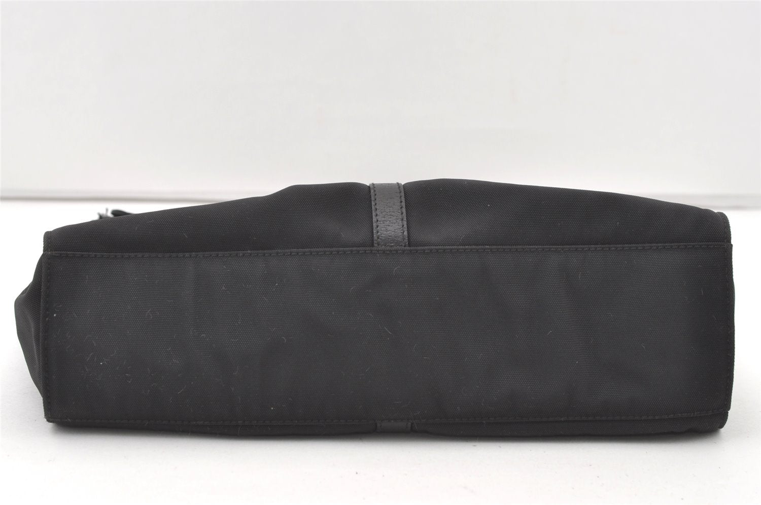 Authentic GUCCI Jackie Shoulder Hand Bag Nylon Leather 0013355 Black 7512J