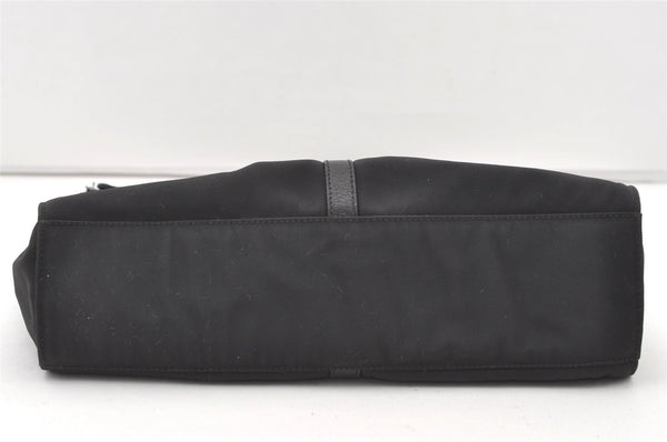 Authentic GUCCI Jackie Shoulder Hand Bag Nylon Leather 0013355 Black 7512J