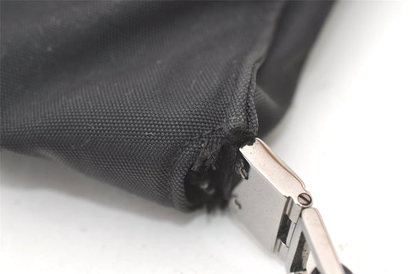 Authentic GUCCI Jackie Shoulder Hand Bag Nylon Leather 0013355 Black 7512J