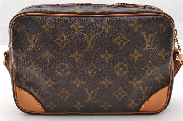 Authentic Louis Vuitton Monogram Trocadero 23 Shoulder Cross Bag M51276 LV 7513I