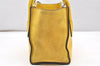 Authentic PRADA Leather Nappa Suede 2Way Shoulder Hand Bag Purse Yellow 7513K